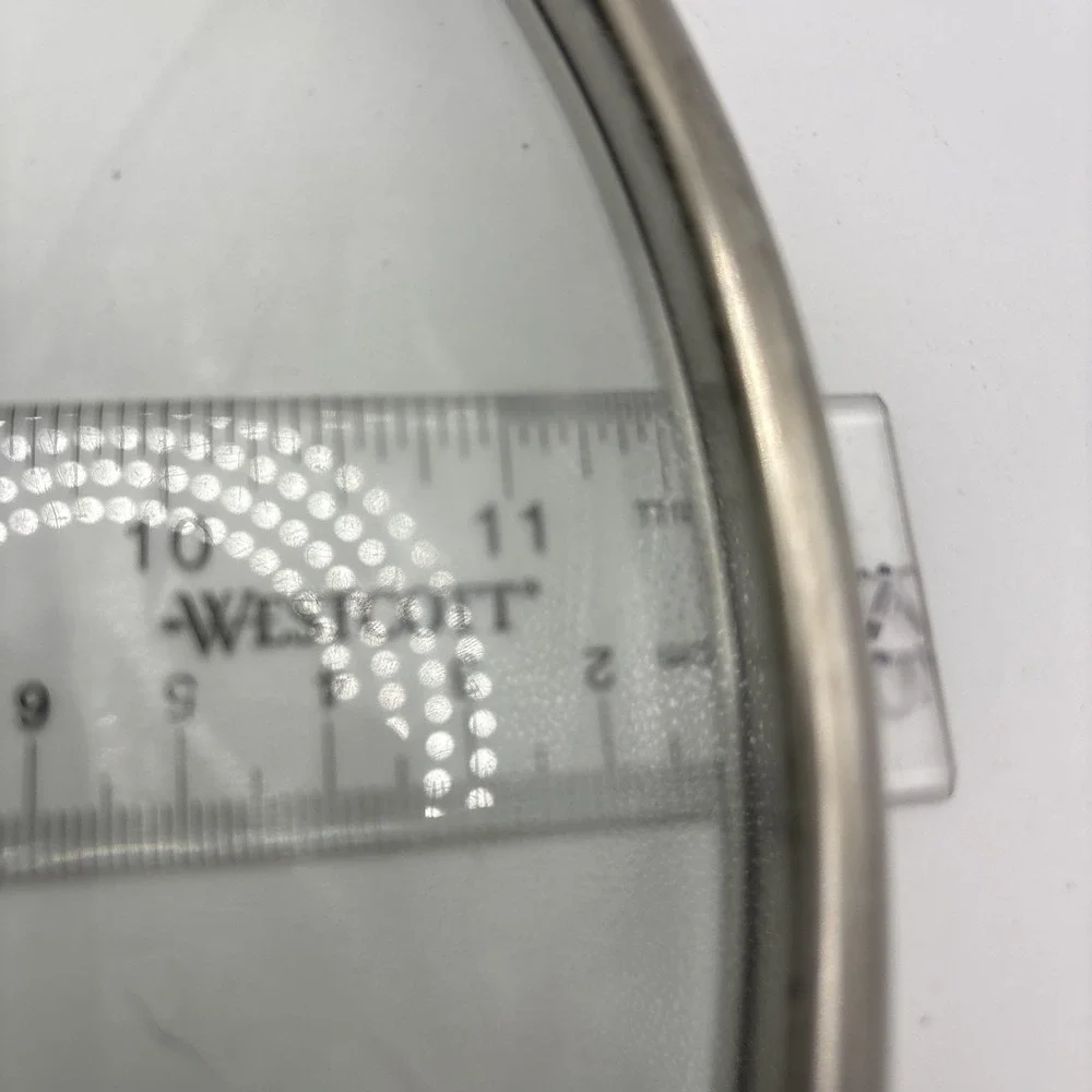 Kitchen Aid Stainless Steel Glass Replacement Lid 11 1/2 Inside 12 1/4